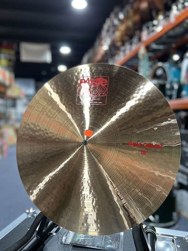 Paiste 18'' 2002 Thin Crash Cymbal NEW 18 / Authorized Dealer / Free Shipping!