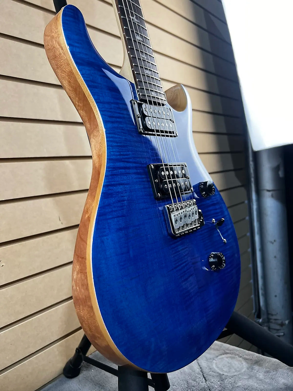 SE Custom 24 Electric Guitar - Faded Blue #986