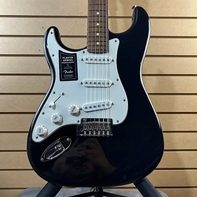 Player Stratocaster Left-Handed - Black w/ Pau Ferro Fretboard & PLEK*D #916