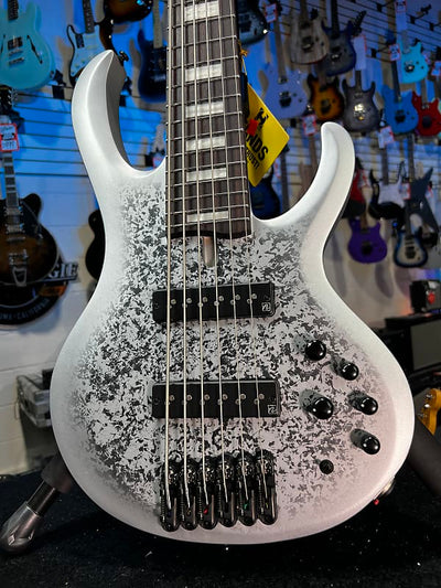 Ibanez 25th-Anniversary BTB Silver Blizzard Matte