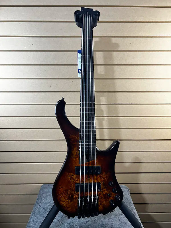 EHB Ergonomic Headless 5-string Bass Guitar - Dragon Eye Burst Low Gloss #425