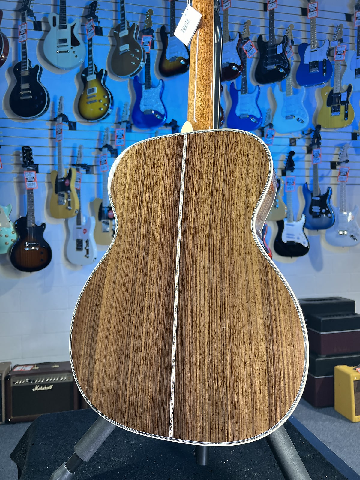 Martin OM-45 Left-Handed Standard Series Acoustic Guitar OM45L - Natural with Aging Toner, Get Plek'd Free 987