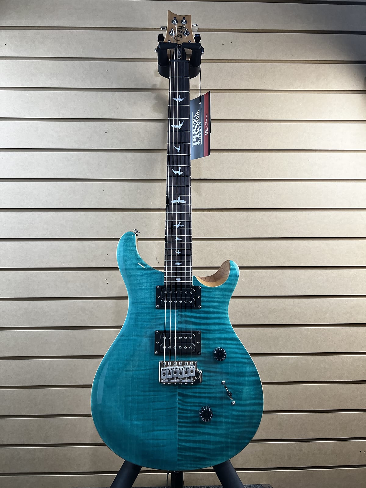 SE Custom 24 Electric Guitar - Turquoise #479