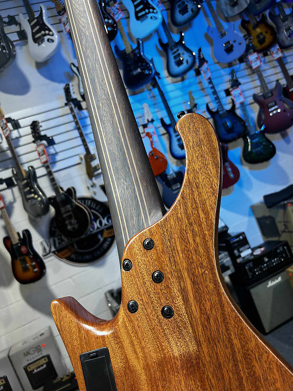 Ibanez EHB Ergonomic Headless 6-string Multi-scale Antique Brown Stained Low Gloss Auth Dealer! 583 GET PLEK’D!