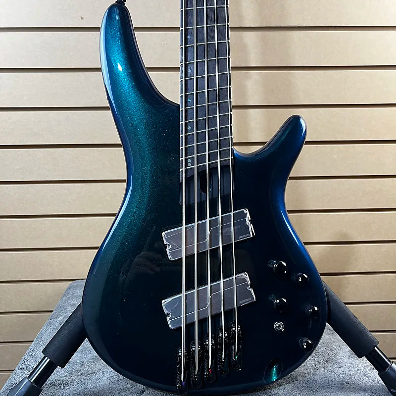 Bass Workshop SRMS725 5-string Multi-scale Electric Bass Guitar - Blue Chameleon #336