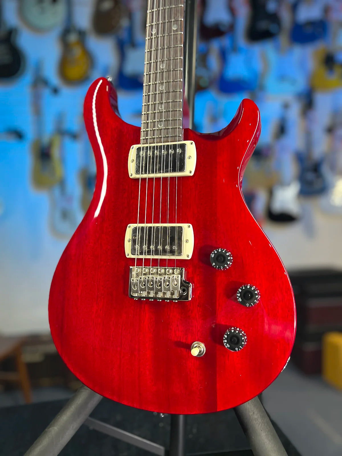 PRS SE DGT Standard - Vintage Cherry Get Plek'd FREE! 025