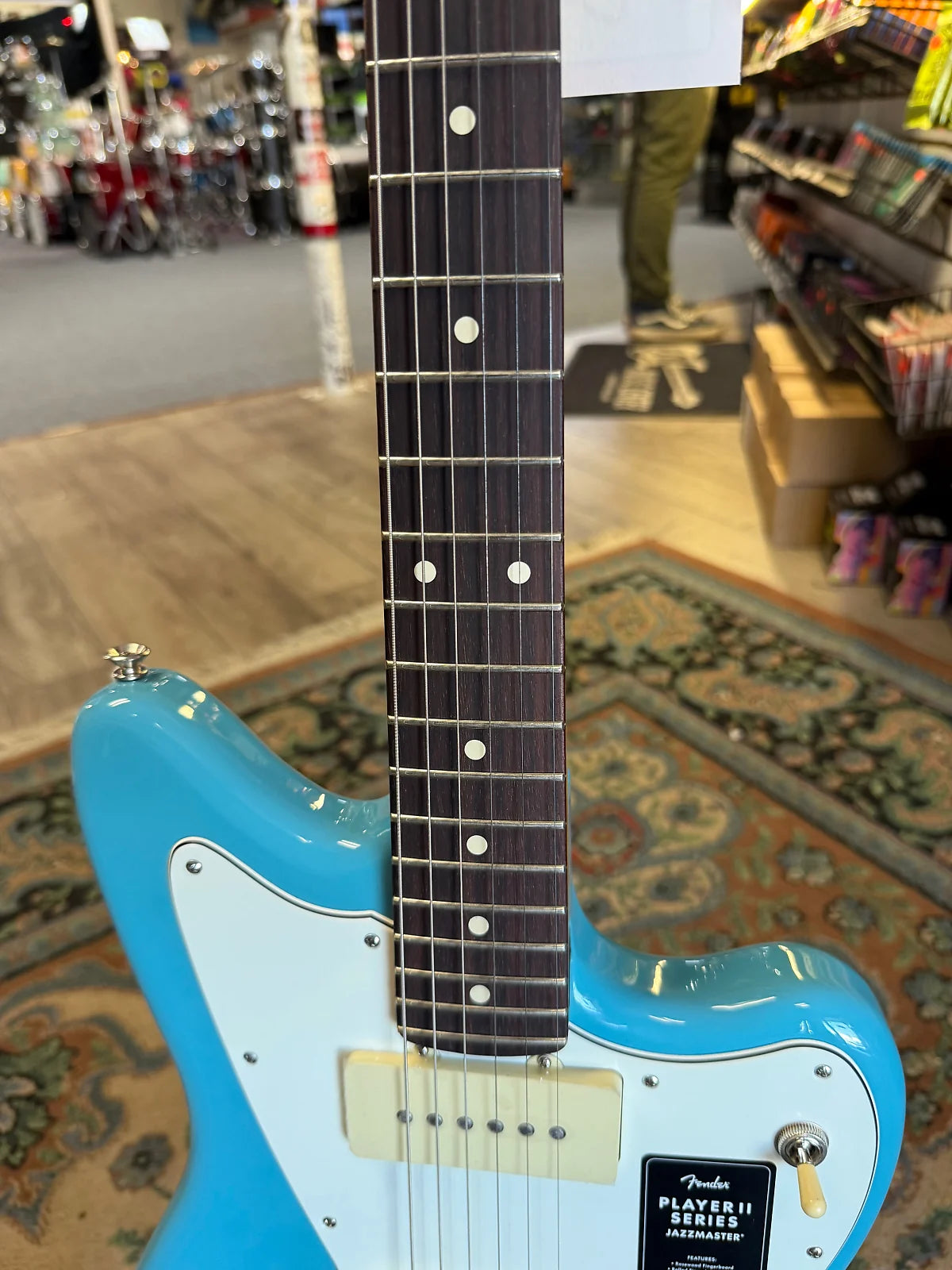 Player II Jazzmaster, Aquatone Blue W/ Slab Rosewood Fretboard #445