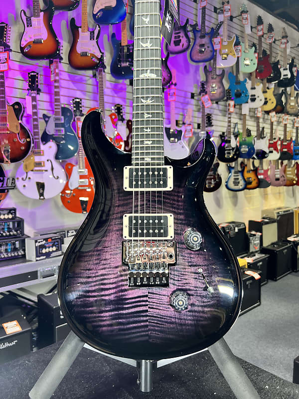 PRS Custom 24 Floyd Rose Dark Violet Smoke Wrap Custom Color *FREE PLEK WITH PURCHASE* 713