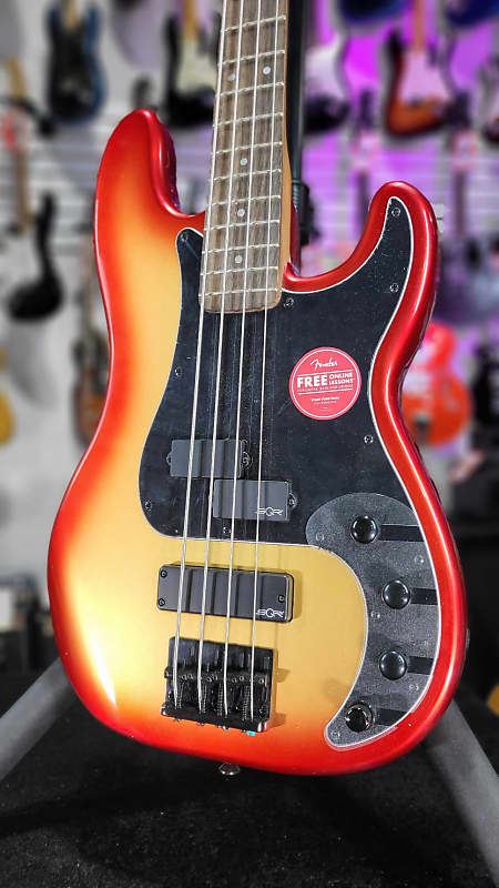 Squier Contemporary Active Precision Bass PH - Sunset Metallic *FREE PLEK WITH PURCHASE**! 090