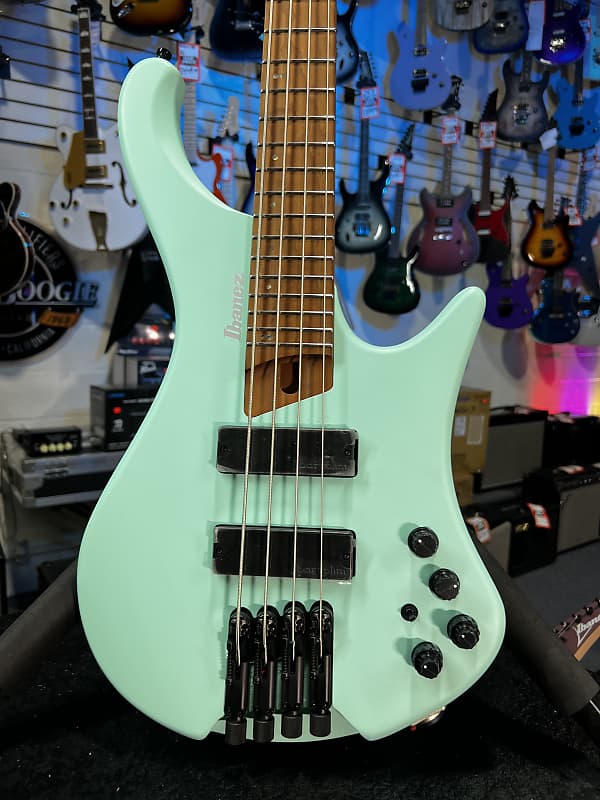 Ibanez Bass Workshop EHB1000S Bass Guitar - Sea Foam Green Matte Auth Dealer! GET PLEK'D! 907