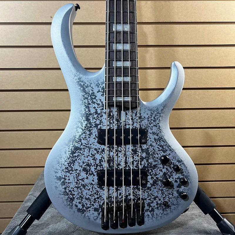 25th-anniversary BTB Standard 5-string Electric Bass Guitar - Silver Blizzard Matte #599