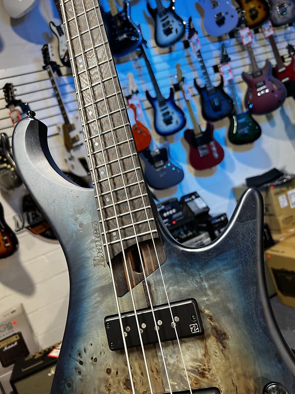 Ibanez EHB Ergonomic Headless Cosmic Blue Starburst Flat Auth Dealer Free Ship!  790 GET PLEK’D!