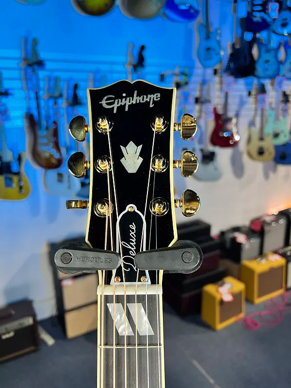 Epiphone Hummingbird Deluxe EC Acoustic-electric Guitar - Autumn Burst, w Soft Case, Get Plek'd Free! 867