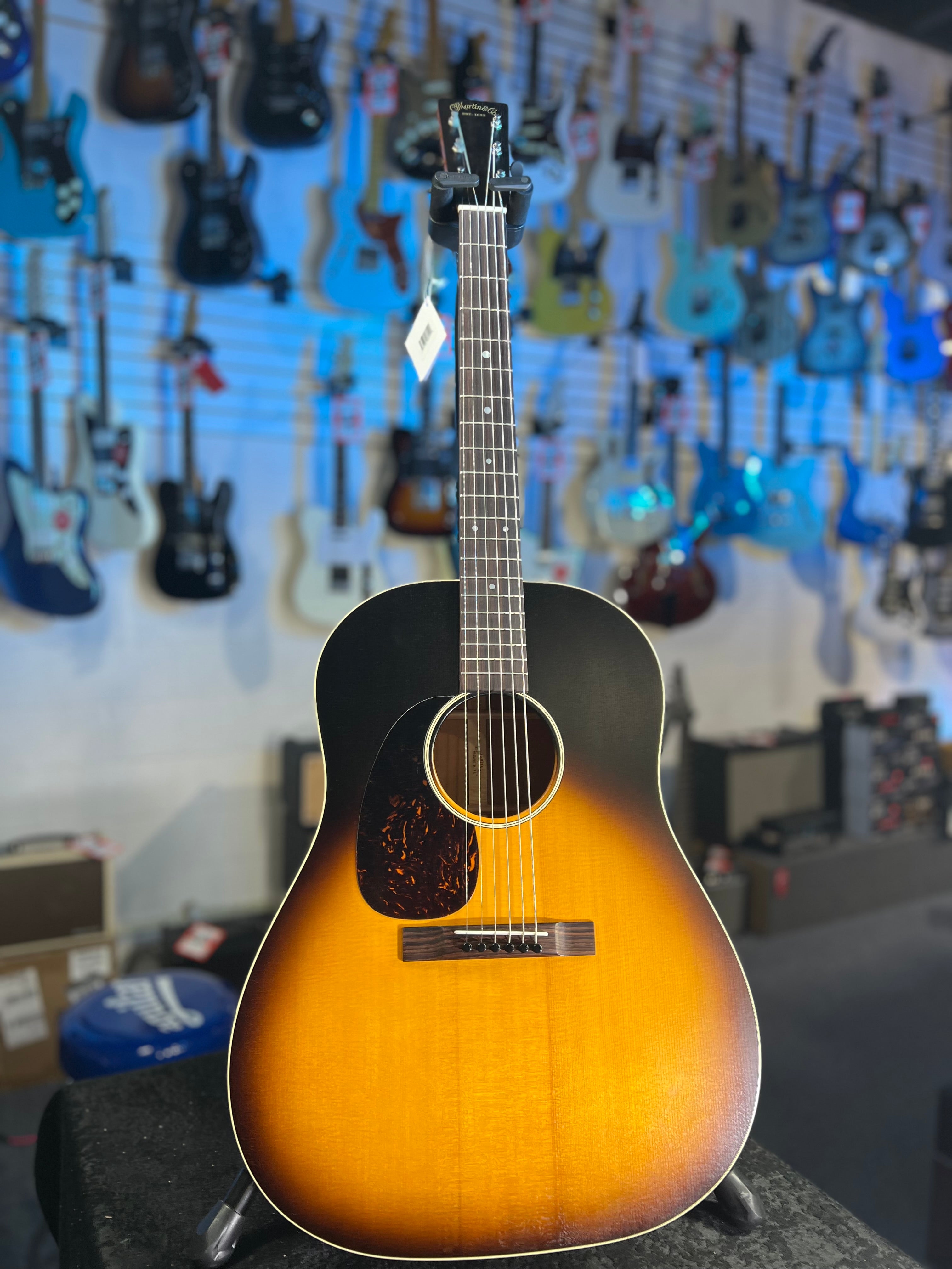 Martin DSS-17 Left-handed Acoustic Guitar - Whiskey Sunset Burst Auth Deal Free Ship! 758 GET PLEK’D!