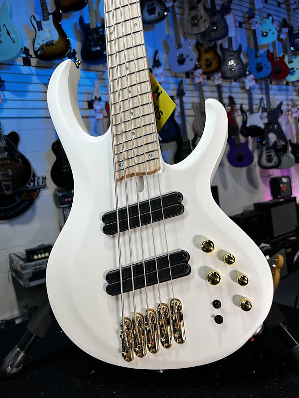 Ibanez BTB Bass Workshop Multi-scale 5-string Electric Bass - Pearl White Matte GET PLEK'D! 662