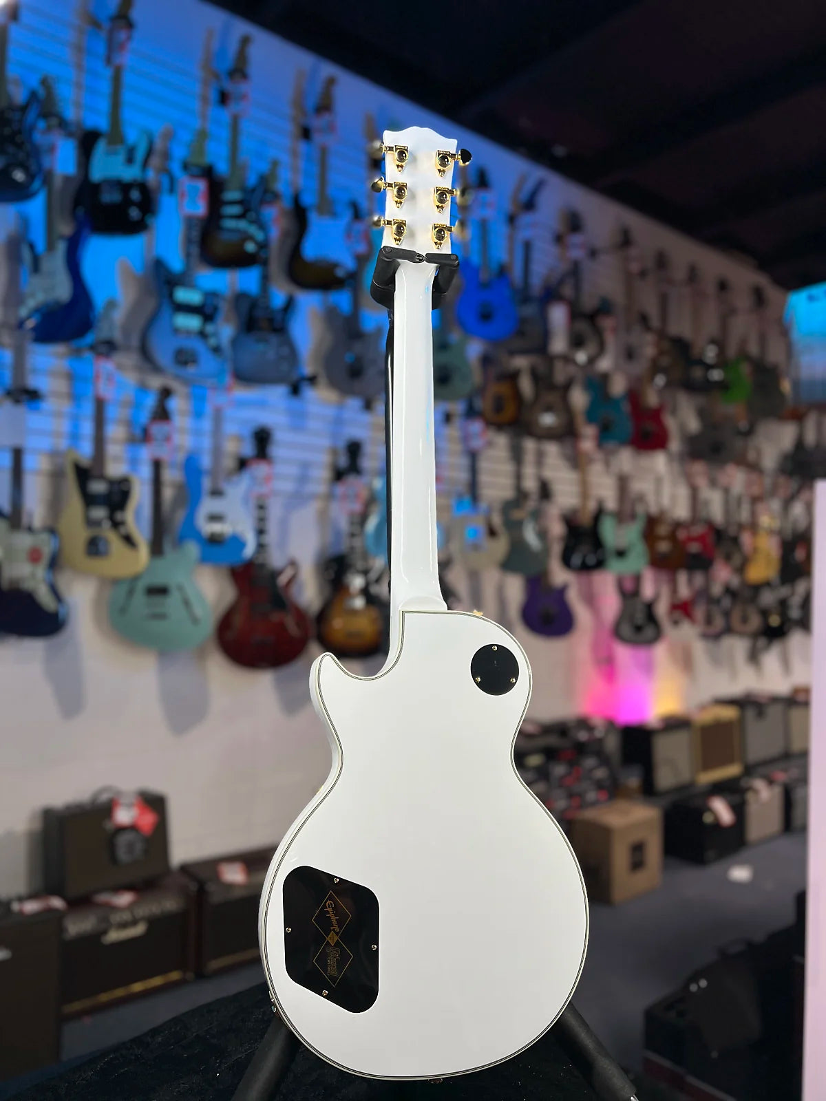 Epiphone Les Paul Custom 2025 - Alpine White with Epi Hard Case, Free Ship, Authorized Dealer, Get Plekd 744