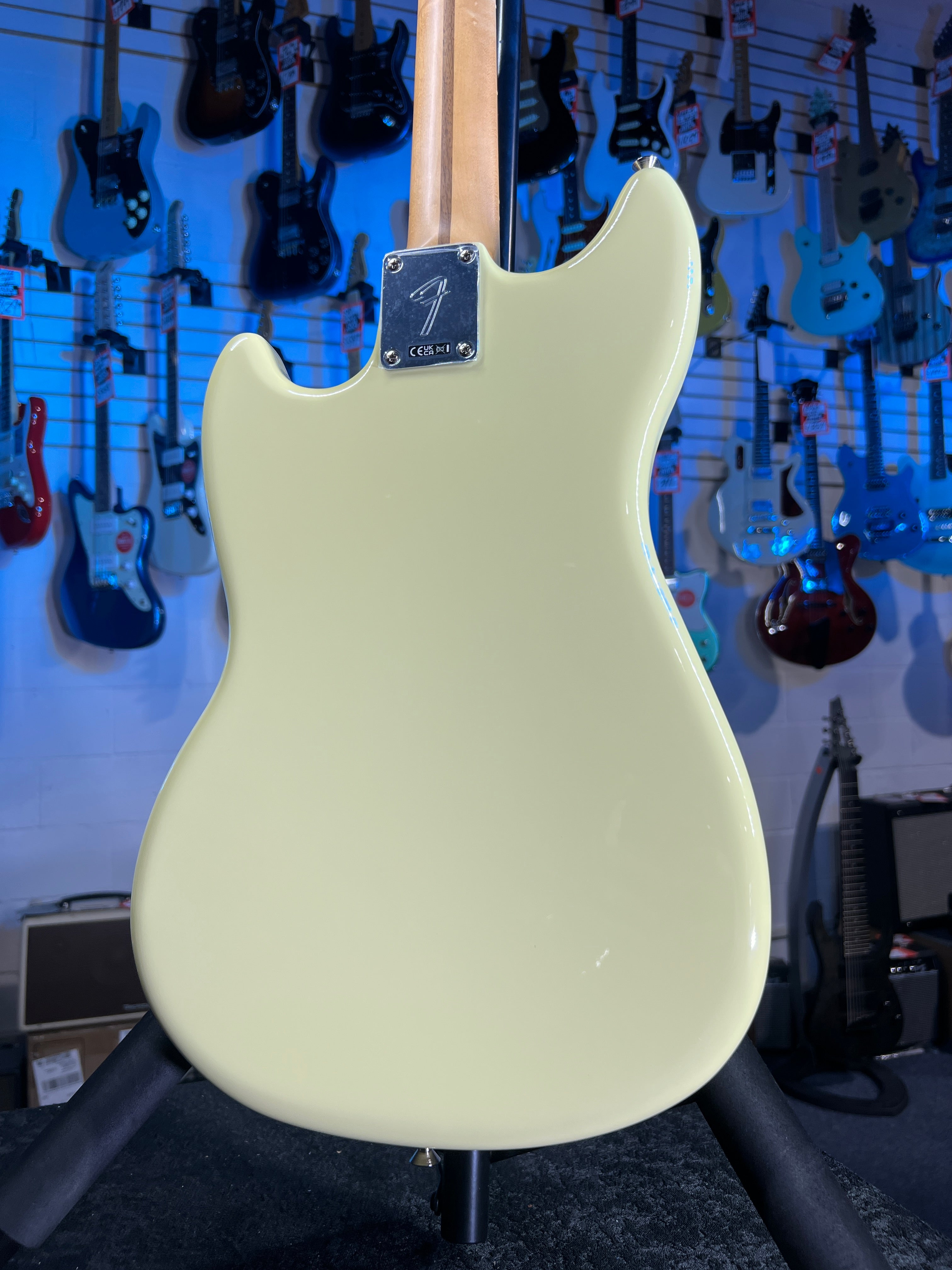 Fender Player II Mustang Bass PJ - Hialeah Yellow with Rosewood Fingerboard Auth Deal Free Ship! 073 GET PLEK’D!