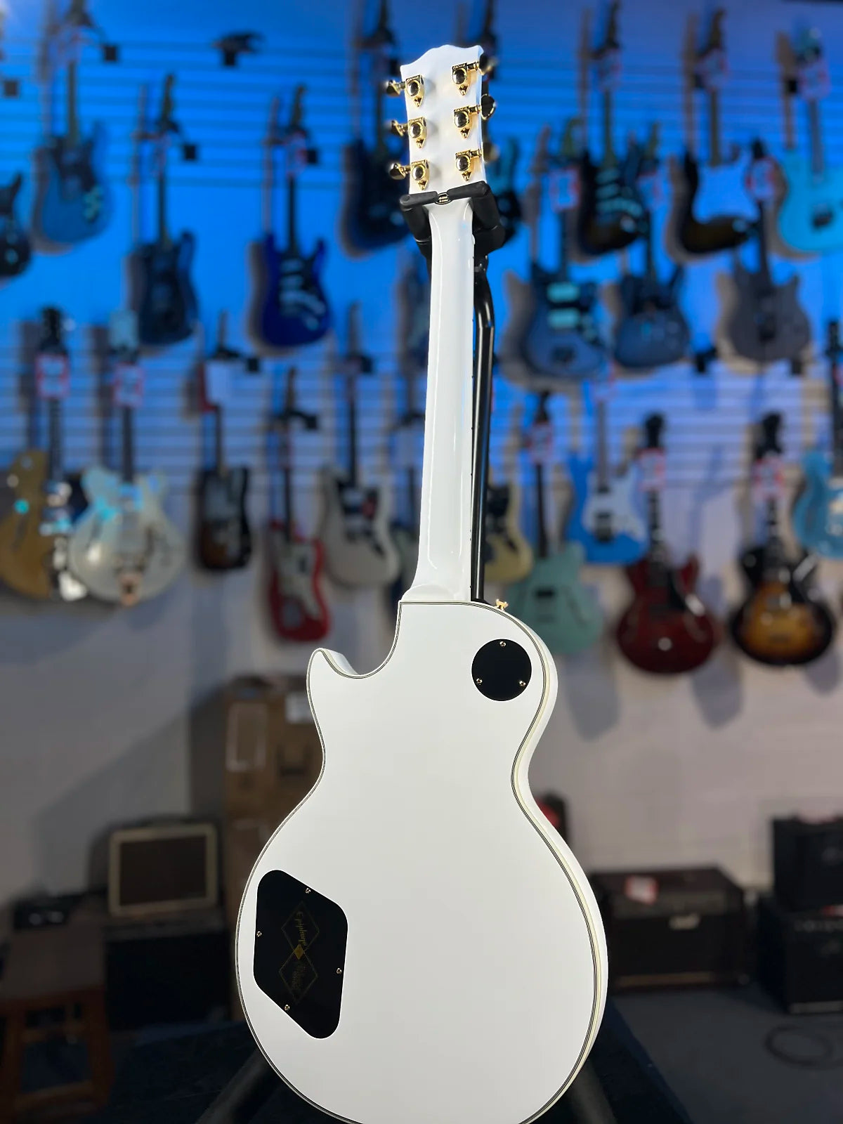 Epiphone Les Paul Custom 2025 - Alpine White with Epi Hard Case, Free Ship, Authorized Dealer, Get Plekd 744