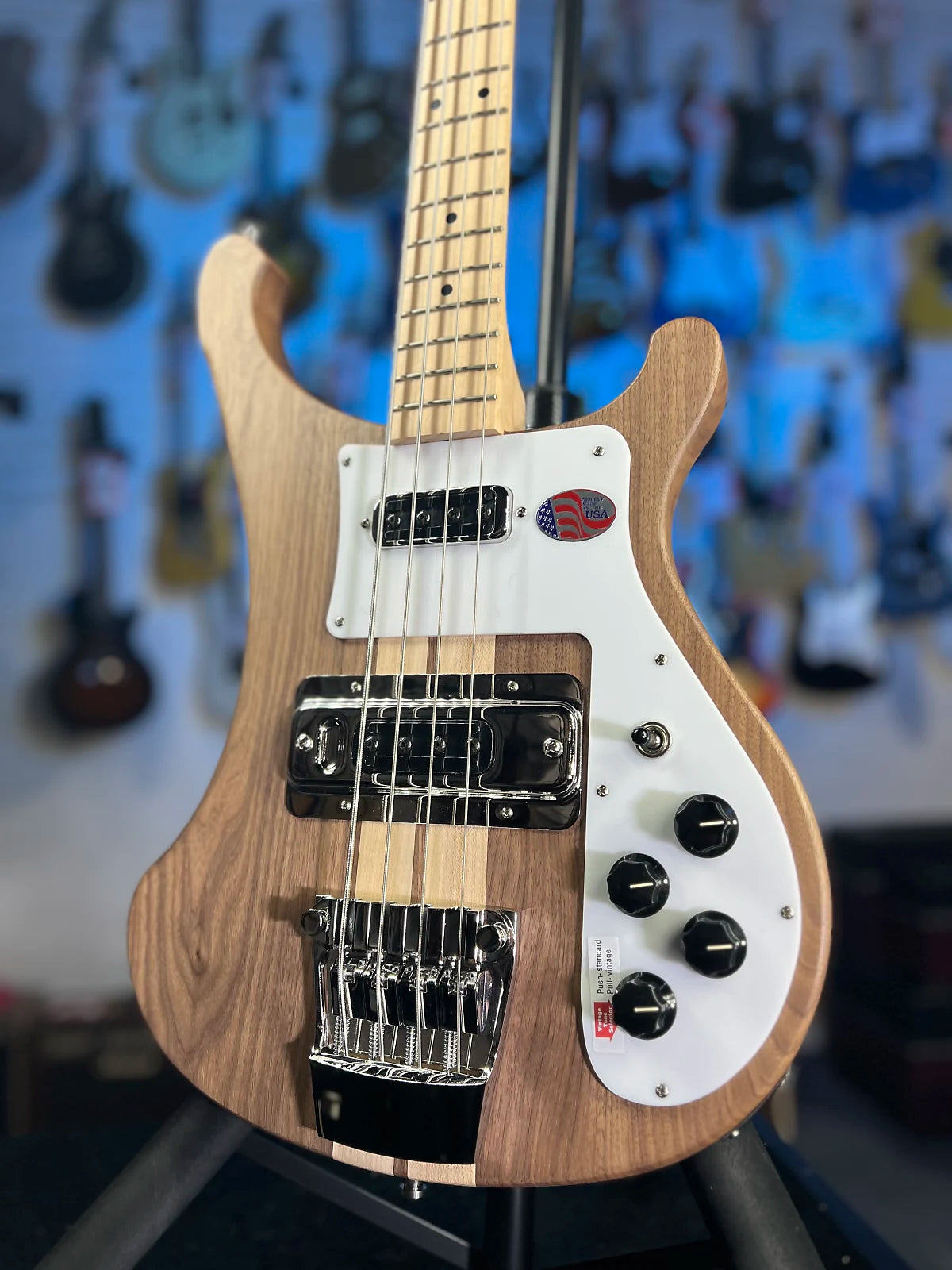 New 2025 Rickenbacker 4003S Walnut Bass w/ OHSCase 4003SW 763