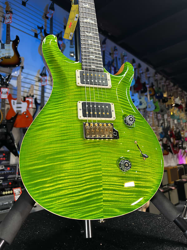 PRS Custom 24 Electric Guitar - Eriza Verde 10-Top Auth Dealer Free Ship! 474 GET PLEK’D!