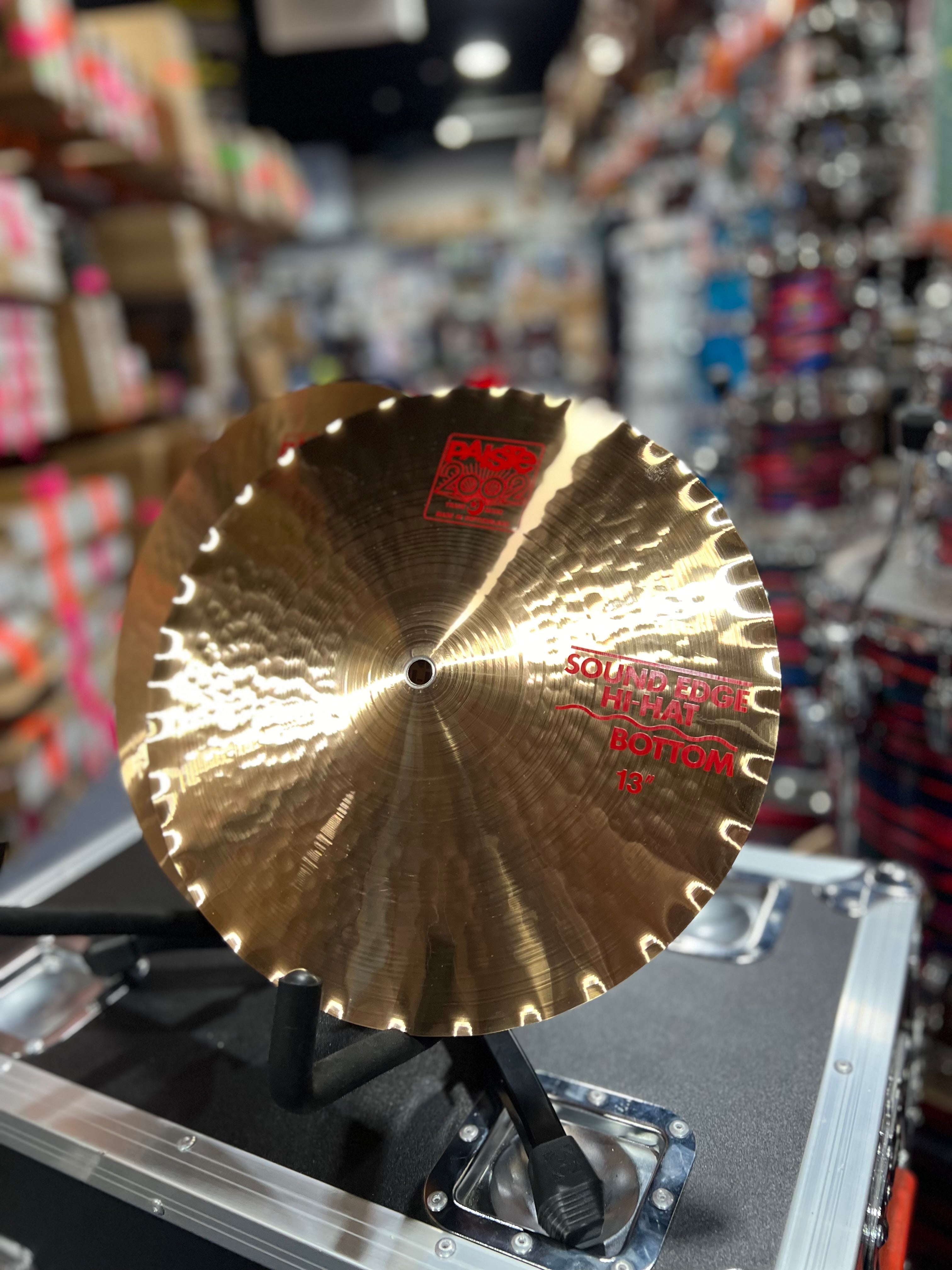 Paiste  2002 13" Sound Edge Hi Hat (Pair) 2025 - Traditional / New / In Stock / Authorized Dealer / Free Shipping