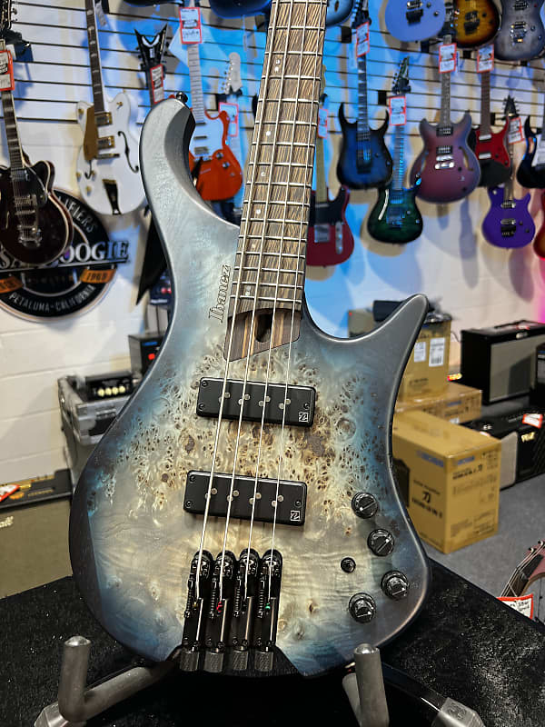 Ibanez EHB Ergonomic Headless Cosmic Blue Starburst Flat Auth Dealer Free Ship! 845 GET PLEK’D!