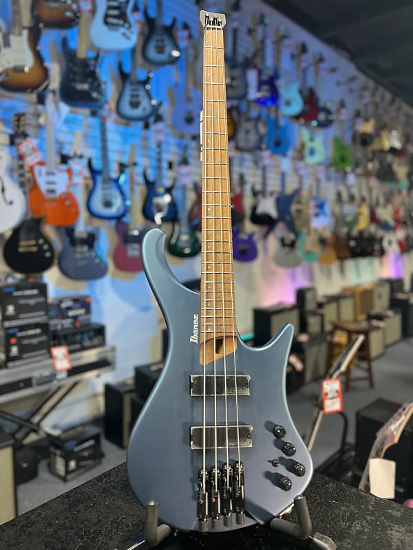 Ibanez EHB Ergonomic Headless Bass Guitar - Arctic Ocean Matte Auth Deal! 045 GET PLEK’D!