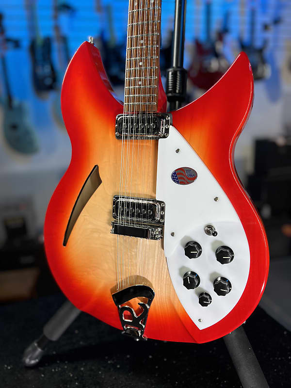 NEW 2024 Rickenbacker 330/12 Fireglo Semi-Hollow Electric | OHSC + Free Ship Authorized Dealer 681