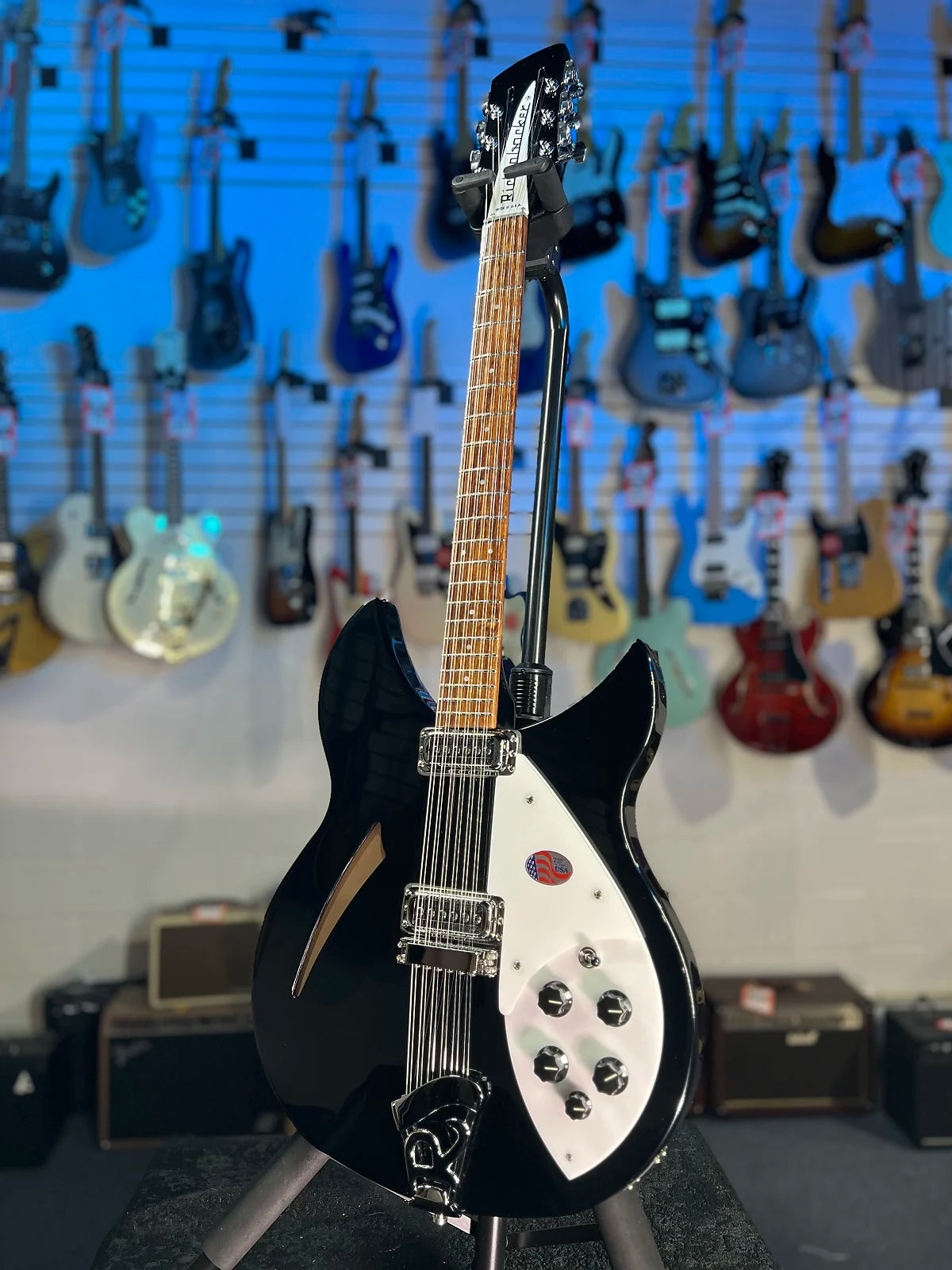 NEW 2024 Rickenbacker 330/12 Jetglo Semi-Hollow Electric | OHSC + Free Ship Authorized Dealer 743