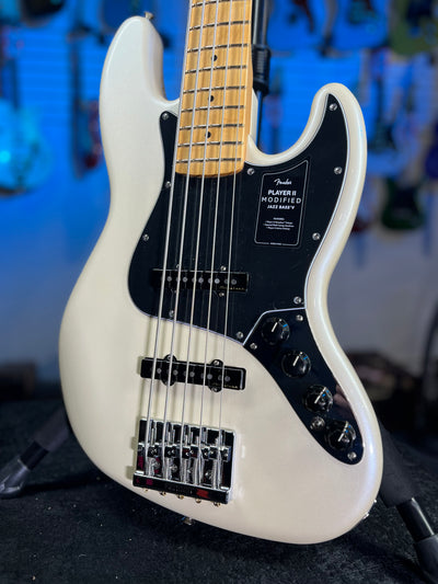 Fender Player II Modified Jazz Bass V Olympic Pearl