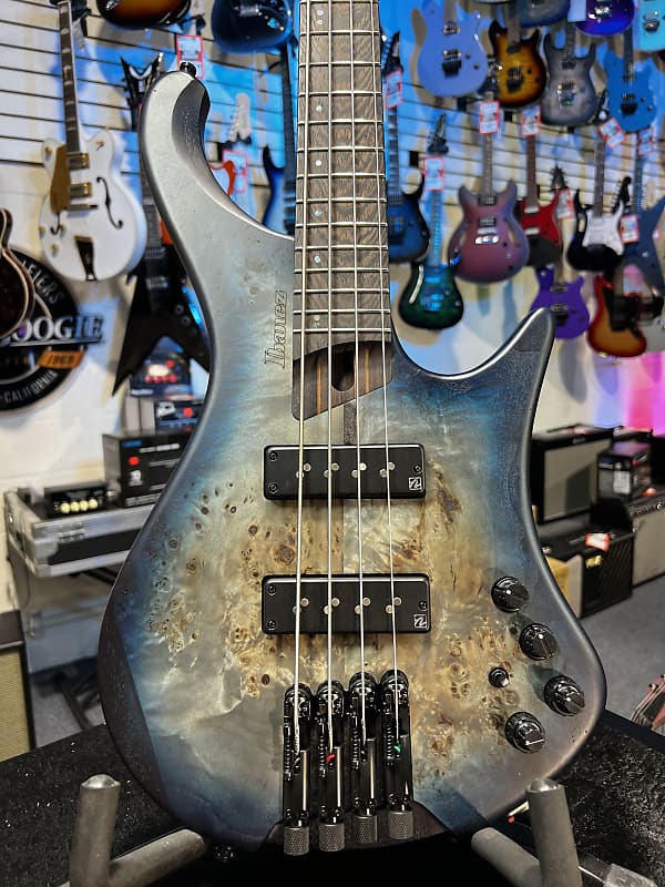 Ibanez EHB Ergonomic Headless Cosmic Blue Starburst Flat Auth Dealer Free Ship!  790 GET PLEK’D!