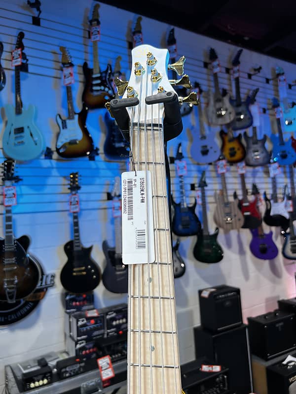 Ibanez BTB Bass Workshop Multi-scale 5-string Electric Bass - Pearl White Matte GET PLEK'D! 662