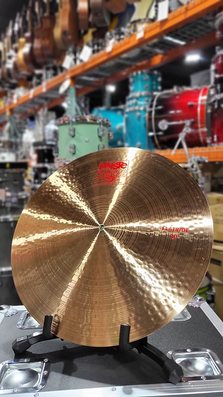 Paiste 20'' 2002 Flat Ride Cymbal Authorized Dealer Free Shipping!