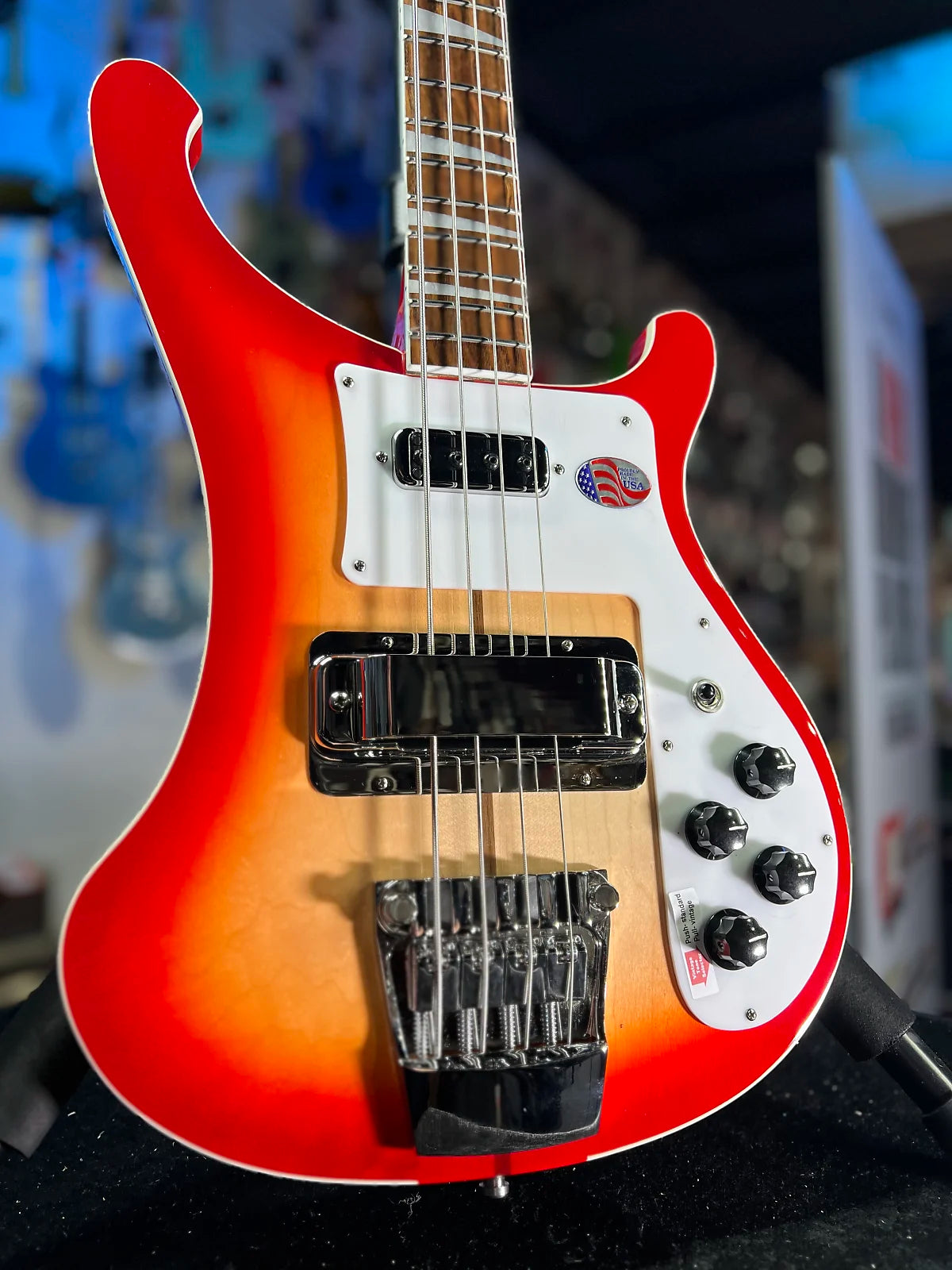 NEW 2024 Rickenbacker 4003FG Jetglo 4-String Bass 4003 | OHSCase 695 Auth Dealer