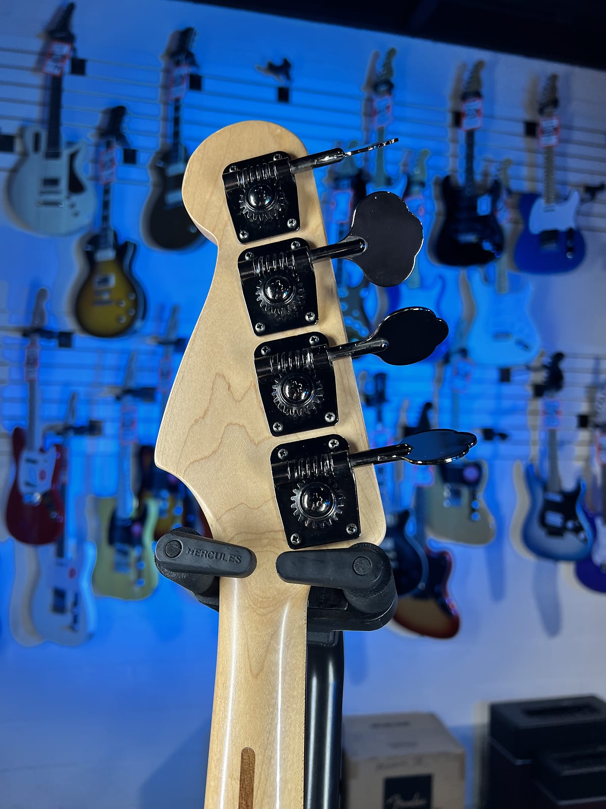 Used Fender AJB Aerodyne Jazz Bass - Black, Crafted in Japan, Plek'd!