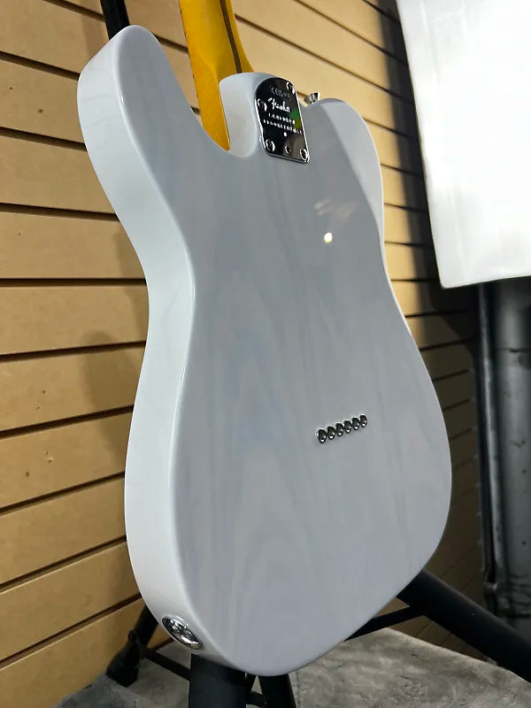 American Professional II Telecaster Thinline Electric Guitar - Transparent White Blonde with Maple Fingerboard #605