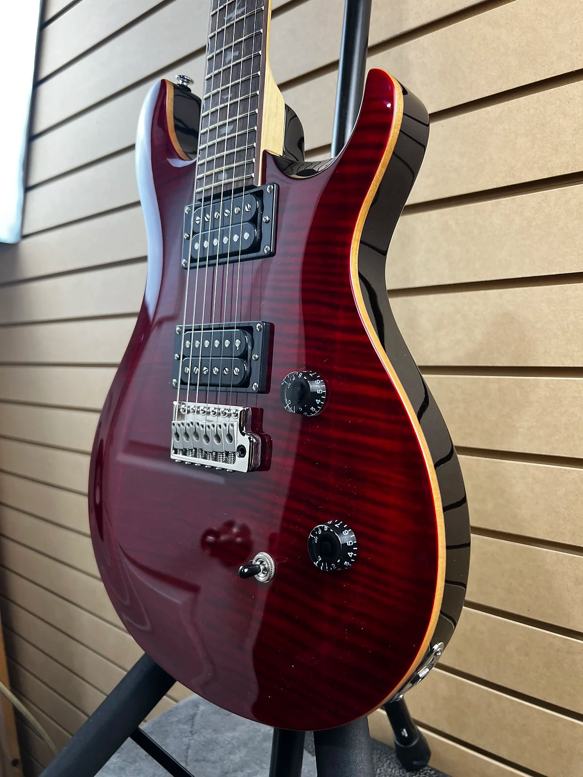 SE CE 24 Electric Guitar - Black Cherry #573