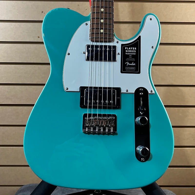 Player Telecaster HH Solidbody Electric Guitar - Sea Foam Green with Pau Ferro Fingerboard #727