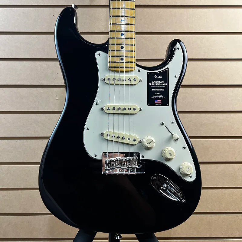 American Professional II Stratocaster - Black with Maple Fingerboard #359