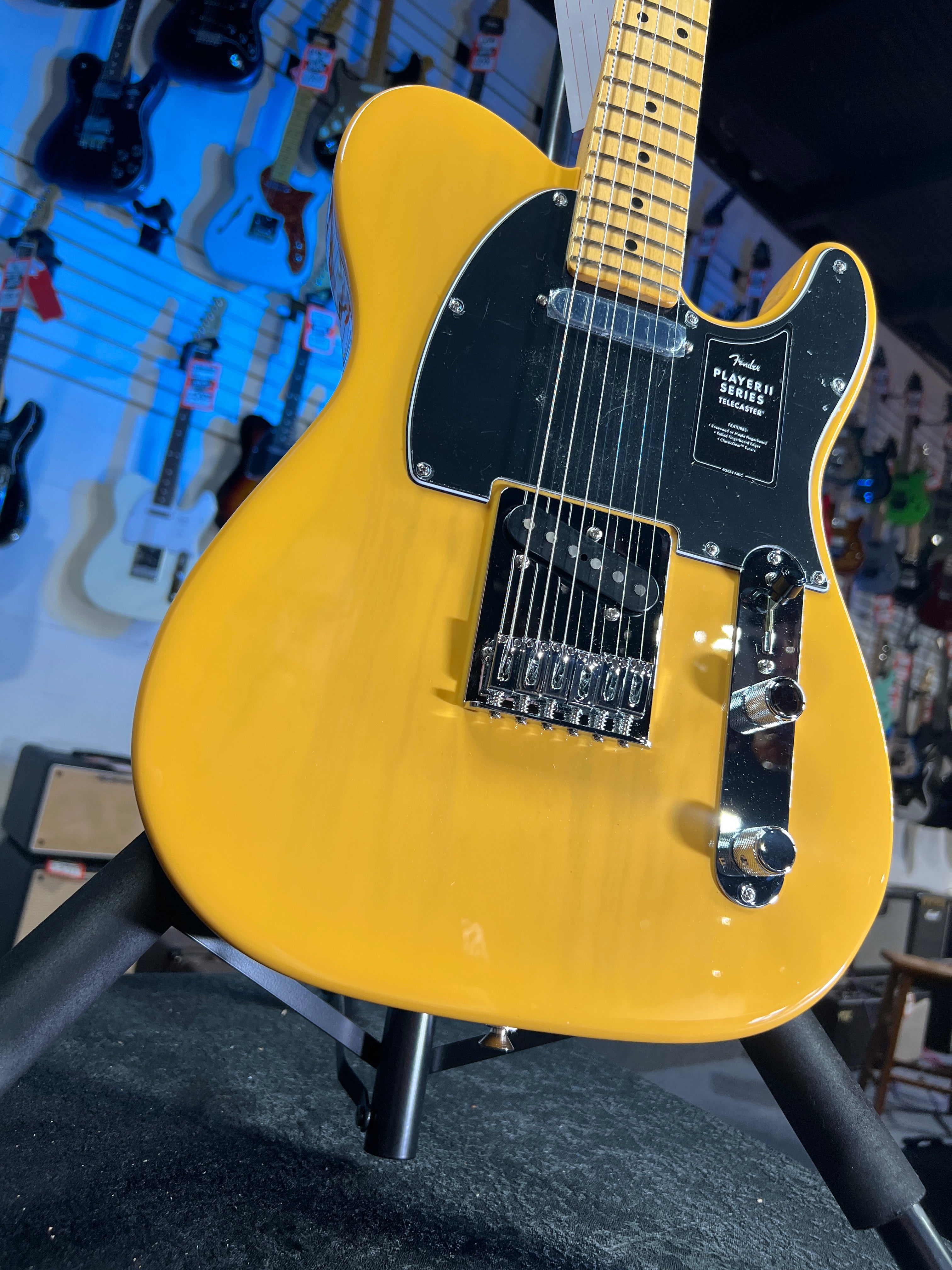 Fender Player II Telecaster Electric Guitar - Butterscotch Blonde with Maple Fingerboard Auth Deal Free Ship! 362 GET PLEK’D!