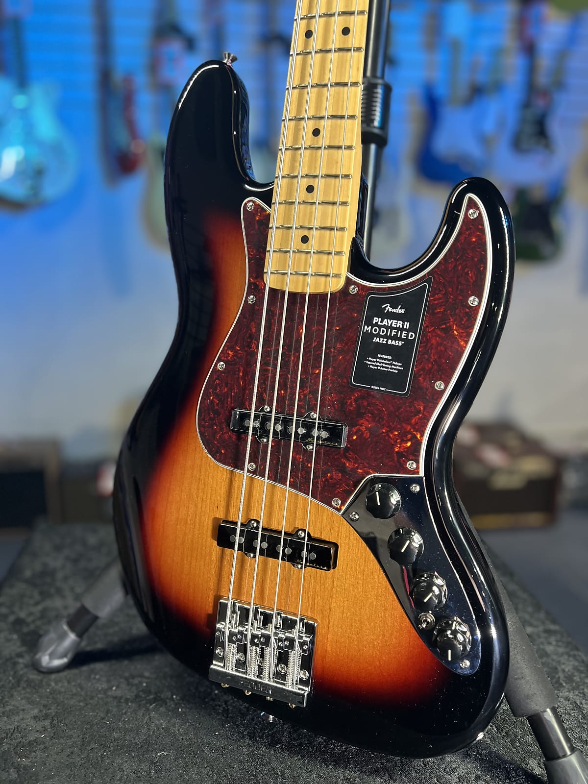 Fender Player II Modified Active Jazz Bass - 3 Tone Sunburst Free Ship! 290 GET PLEK’D!