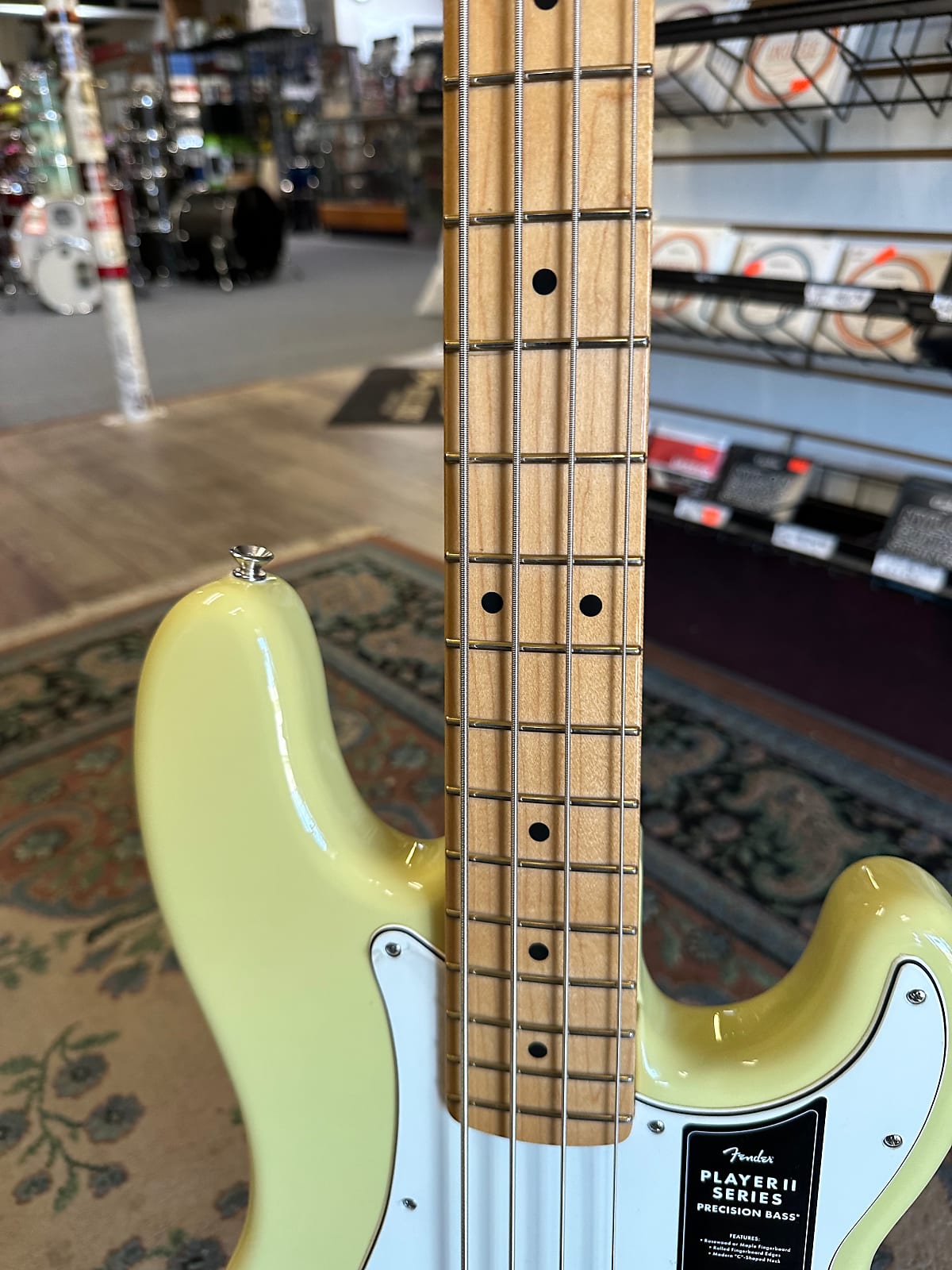 Player II Precision Bass, Hialeah Yellow W/ Maple Neck #992