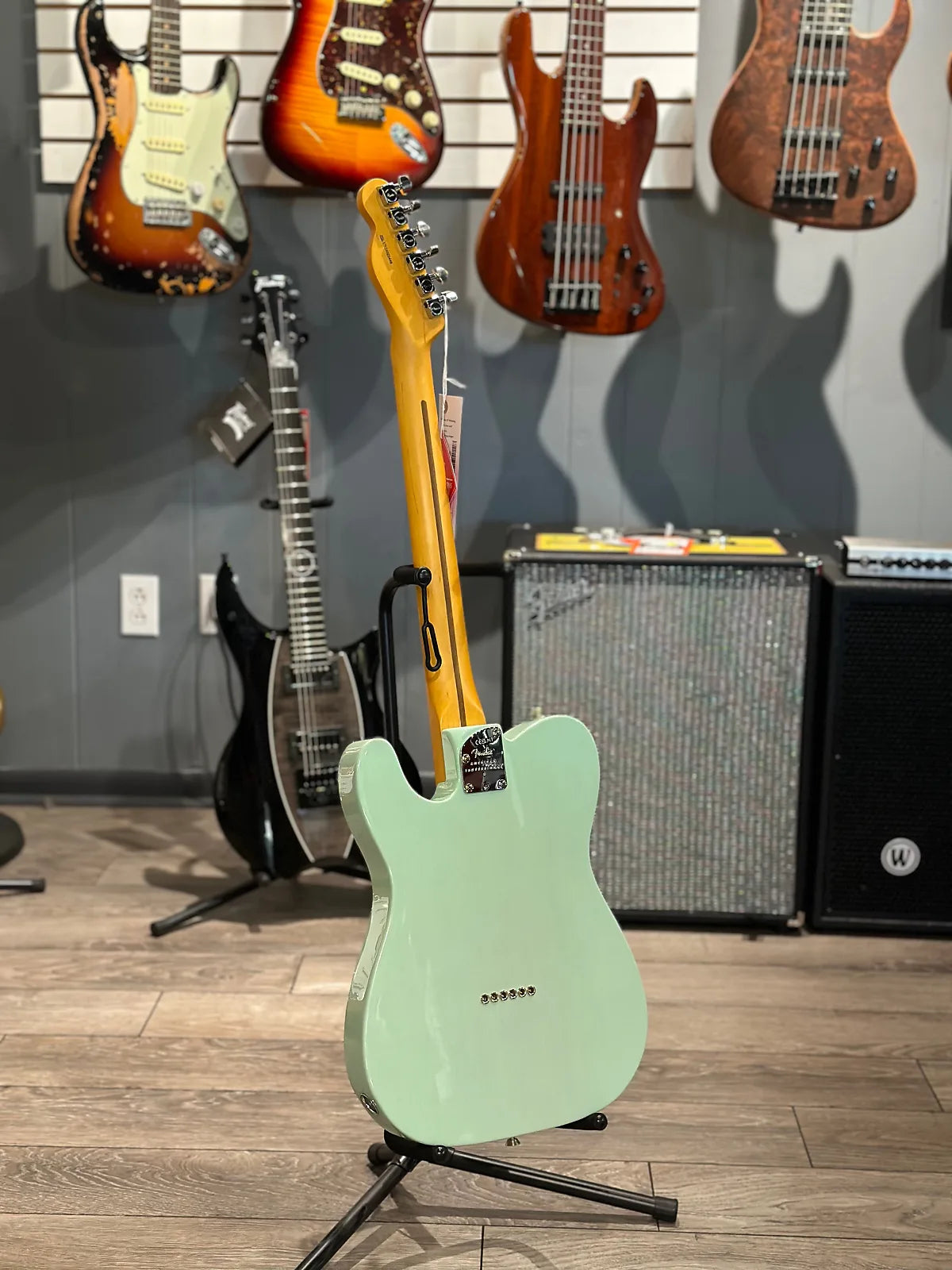 American Professional II Telecaster Thinline LTD - Transparent Surf Green W/Maple Neck #449