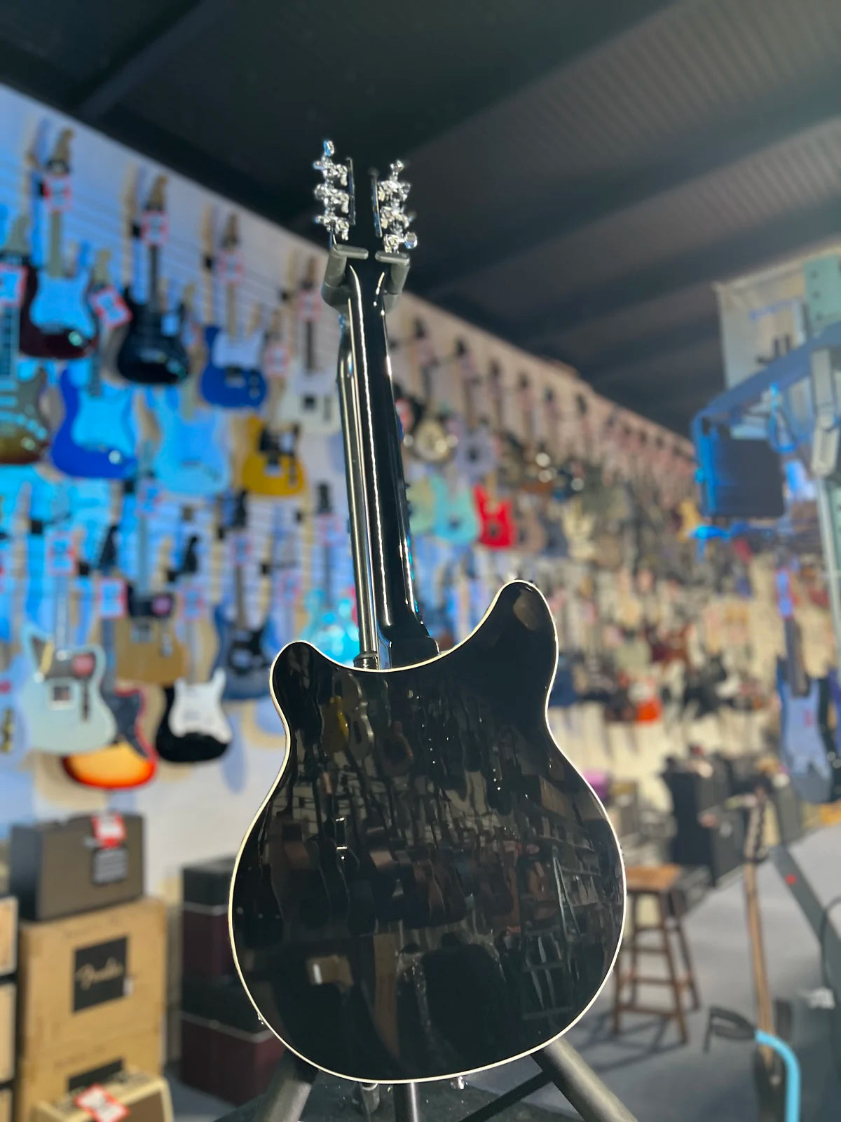 New 2025 Rickenbacker 360/12 12-String 360 Electric, Jetglo / OHSCase 734