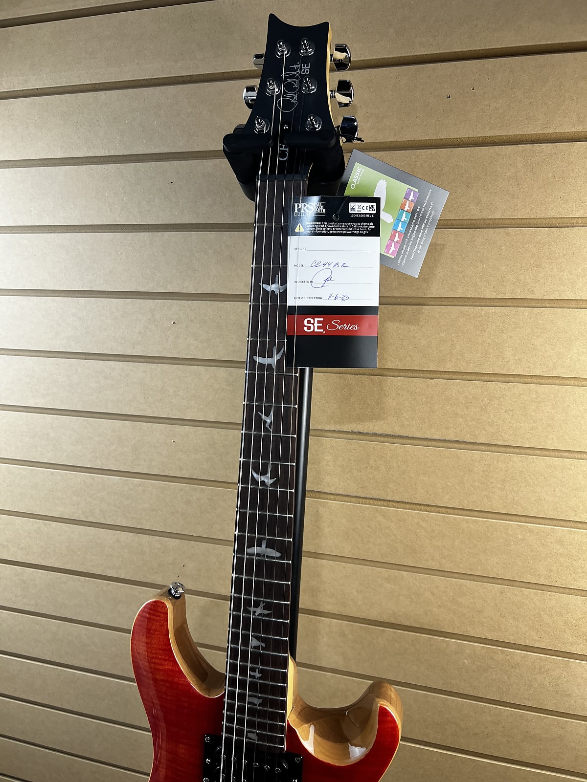 SE CE24 Electric Guitar - Blood Orange #600