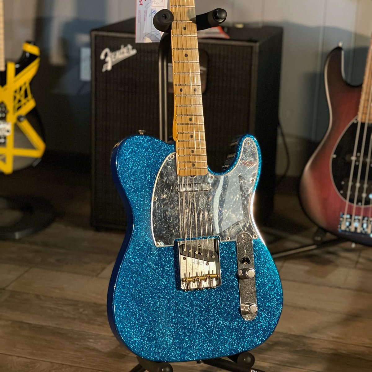 J Mascis Telecaster - Bottle Rocket Blue Flake W Maple Neck #362