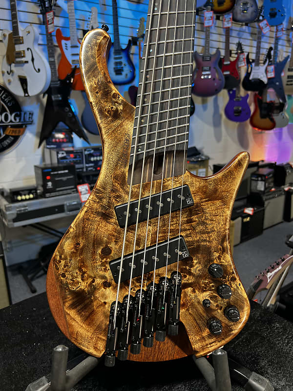 Ibanez EHB Ergonomic Headless 6-string Multi-scale Antique Brown Stained Low Gloss Auth Dealer! 688 GET PLEK’D!