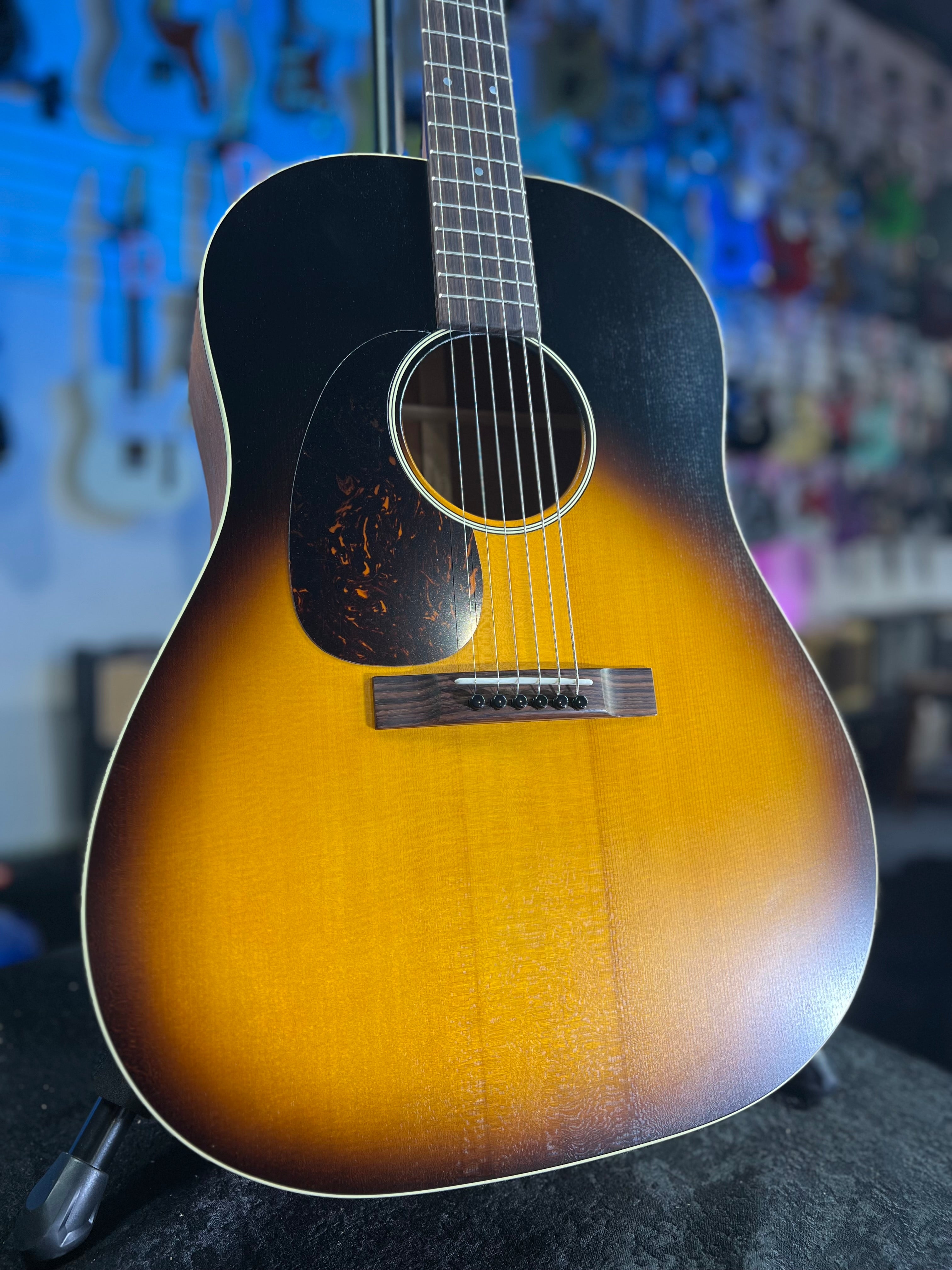 Martin DSS-17 Left-handed Acoustic Guitar - Whiskey Sunset Burst Auth Deal Free Ship! 758 GET PLEK’D!