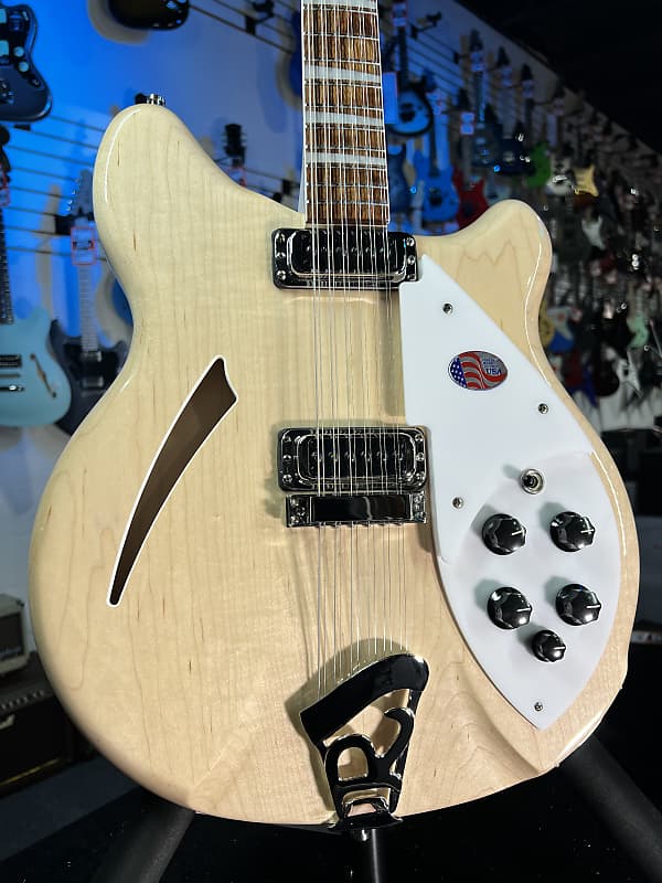 New 2024 Rickenbacker 360/12 12-String 360 Electric, Mapleglo w/ OHSCase and Free Ship 730