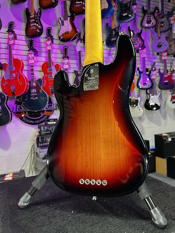 Fender American Professional II Precision Bass V - 3-color Sunburst with Rosewood Fingerboard Auth Dealer Free Ship! 608 *FREE PLEK WITH PURCHASE*!